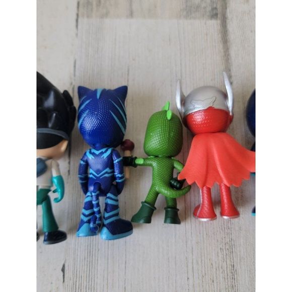 PJ masks Gekko owlette catboy Romeo night ninja playset toy figure - Picture 10 of 16